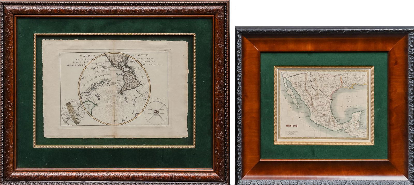 Pair of Framed Maps (1 of 8)