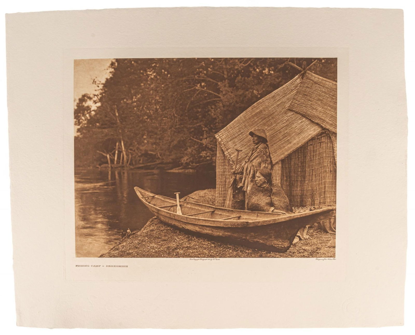 After E. S. Curtis, "Fishing Camp" (1 of 7)