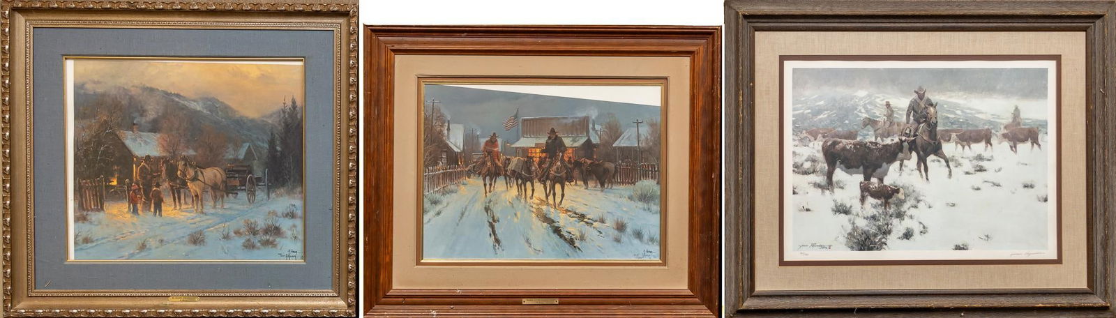 (3) Western Lithographs (1 of 10)