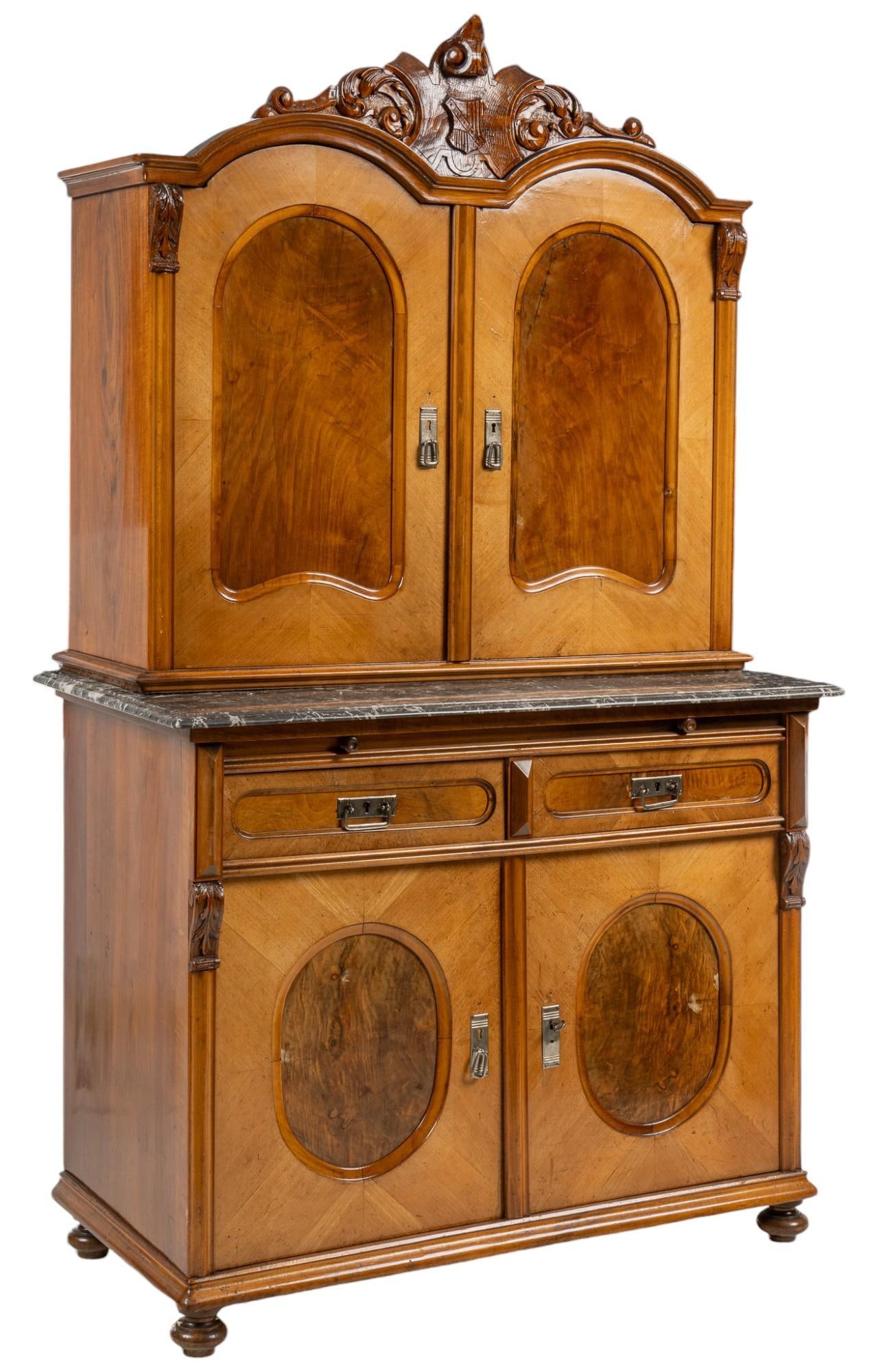 Biedermier Step Back Cabinet (1 of 7)