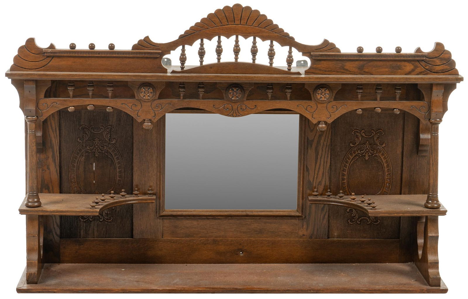 Ornately Carved Mantel Top (1 of 8)