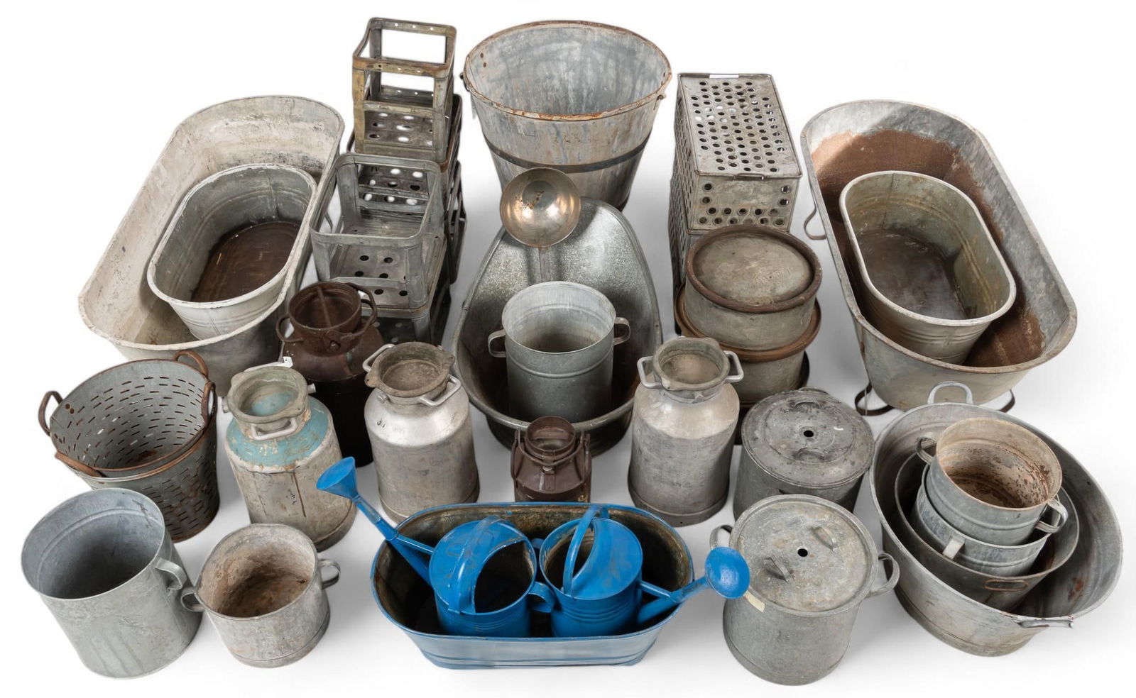 Collection of Galvanized Items (1 of 11)