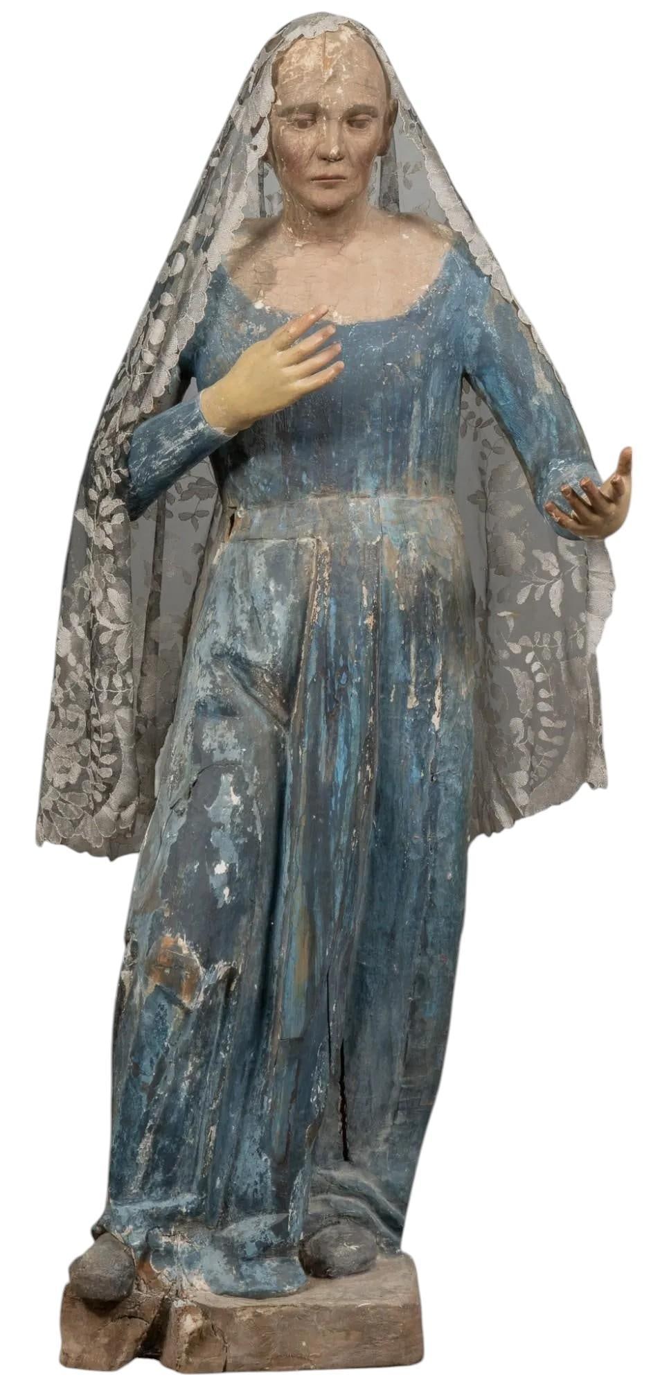 Life Size Virgen De Guadalupe Santo Figure (1 of 8)