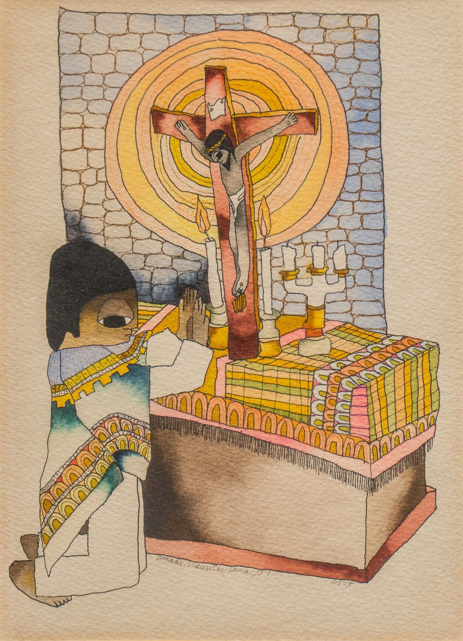 Amado Pena, Altar Scene, 1975 (1 of 5)