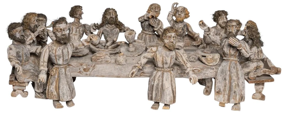 Carved The Last Supper Tableaux (1 of 10)