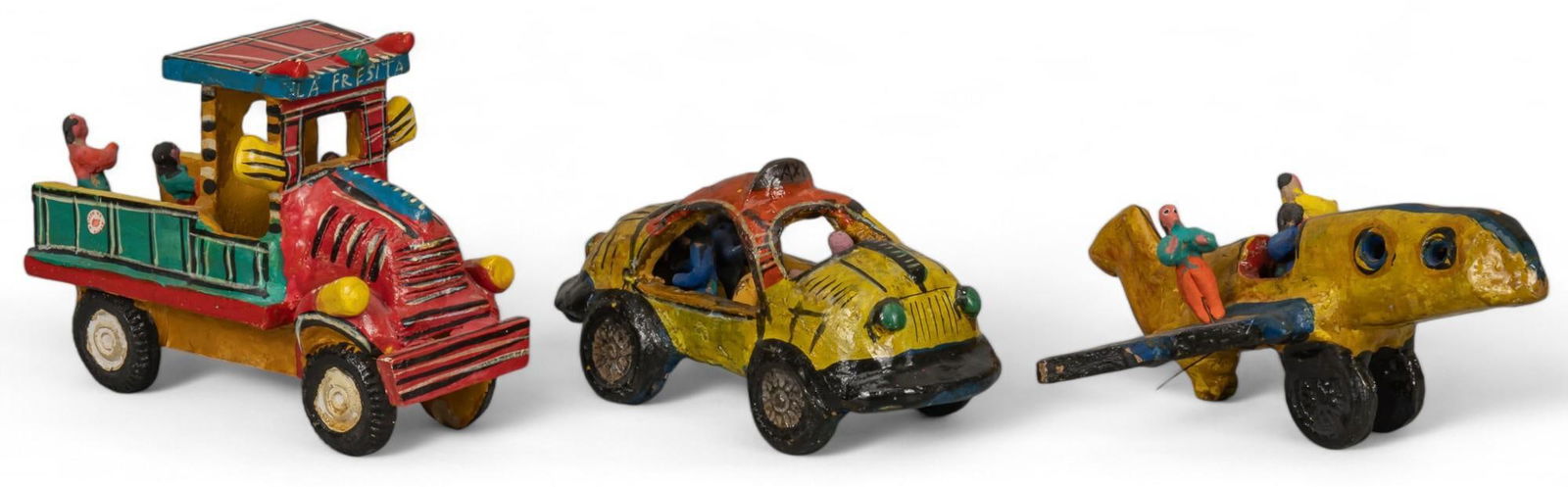 Candelario Medrano, (3) Folk Art Vehicles (1 of 10)