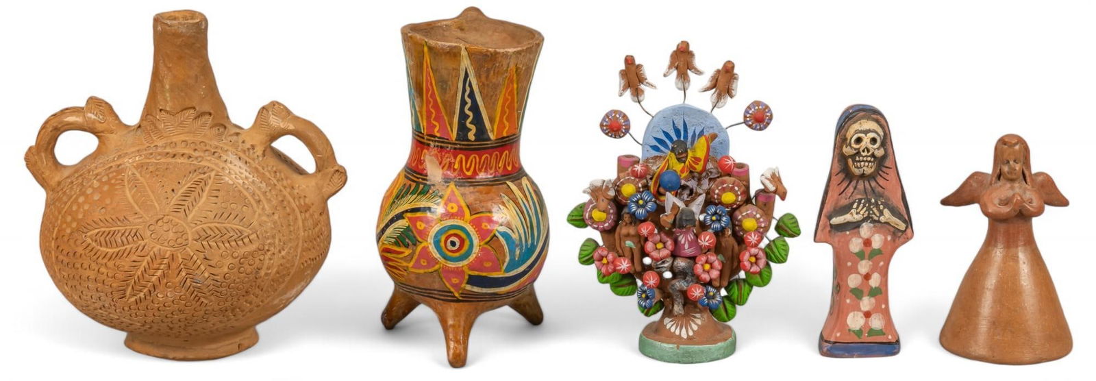 Collection of (5) Mexican Folk Art Pieces (1 of 13)