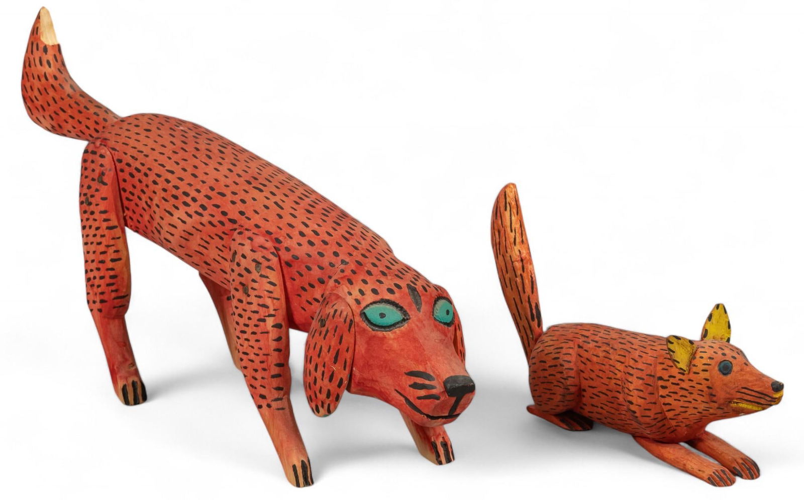 Attrib. Manuel Jimenez, Pair of Alebrije (1 of 7)