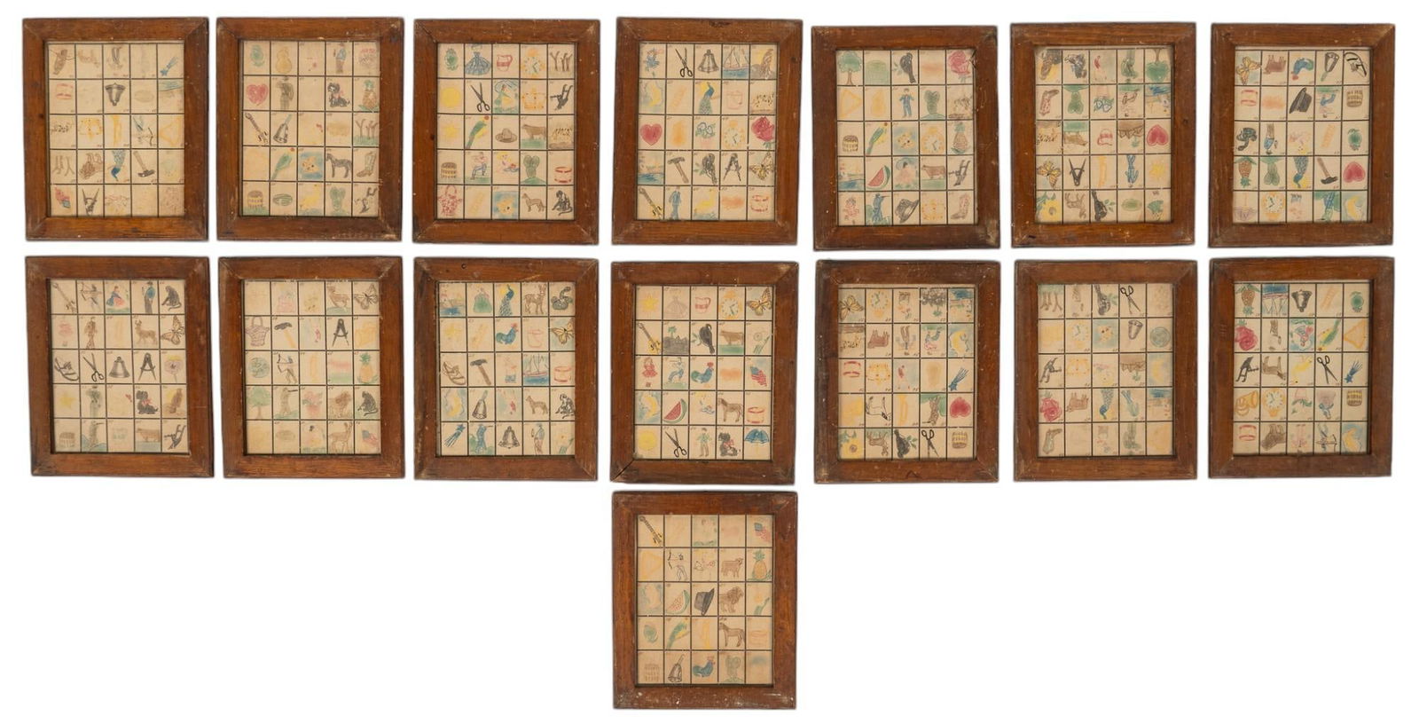 (15) Hand-Painted Loteria Cards (1 of 9)