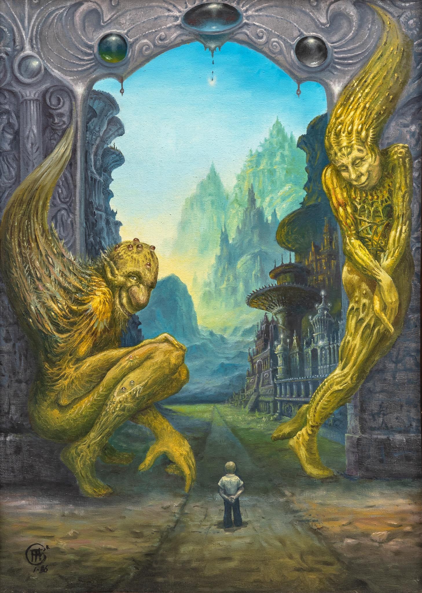 Fernando Garrido, "El Verge Magico Misterio", Oil Painting (1 of 8)