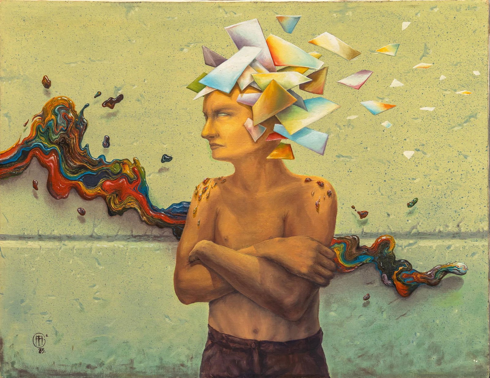 Fernando Garrido, "Fluidos Mentales ", Oil Painting (1 of 7)