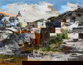 Jose Vives-Atsara, "Street in Taxco, Mexico", 1969