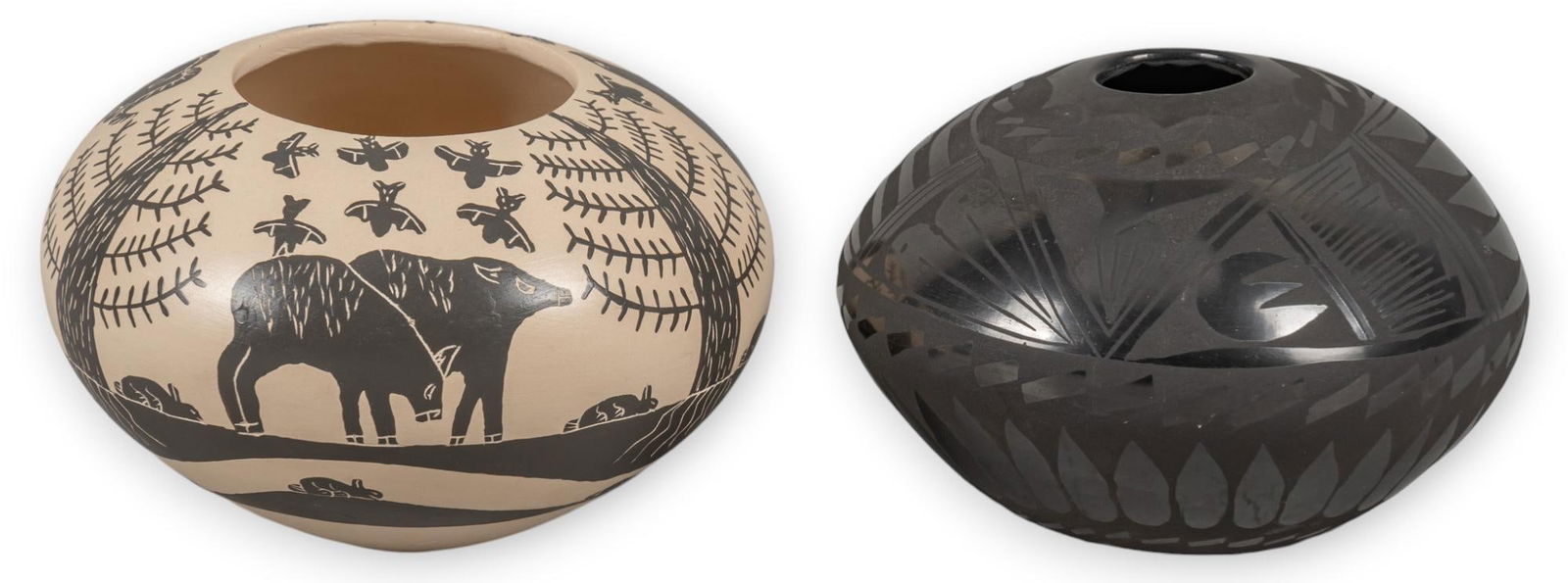 (2) Pieces of Mata Ortiz  Pottery (1 of 10)