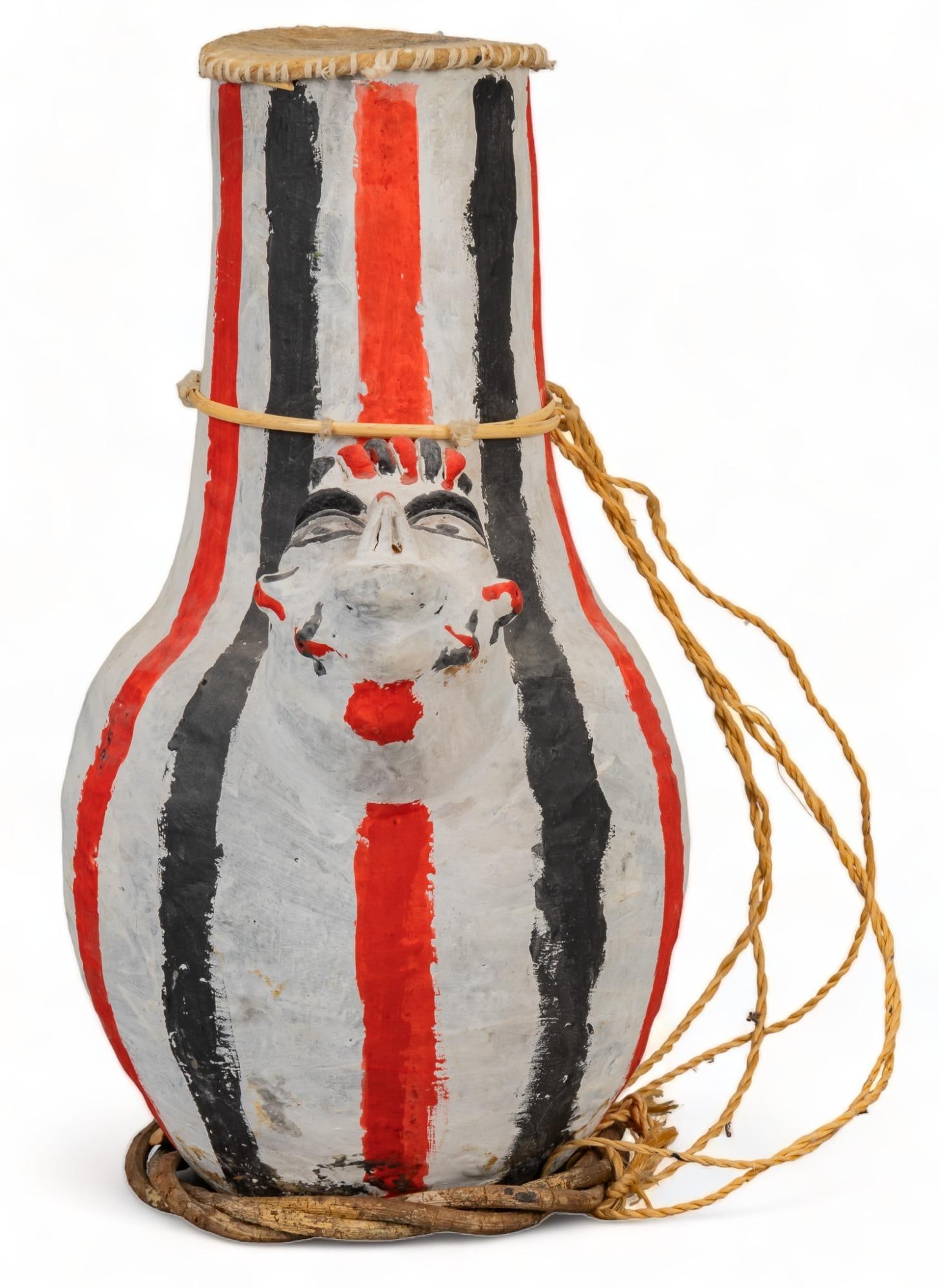 Mexican Folk Art Ceramic Effigy Jug (1 of 6)