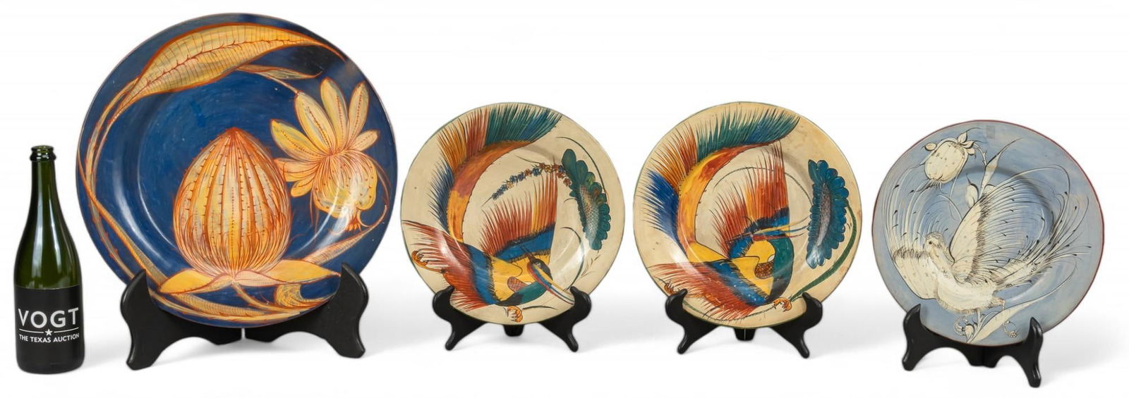 Collection of (4) Decorative Ceramic Plates (1 of 8)