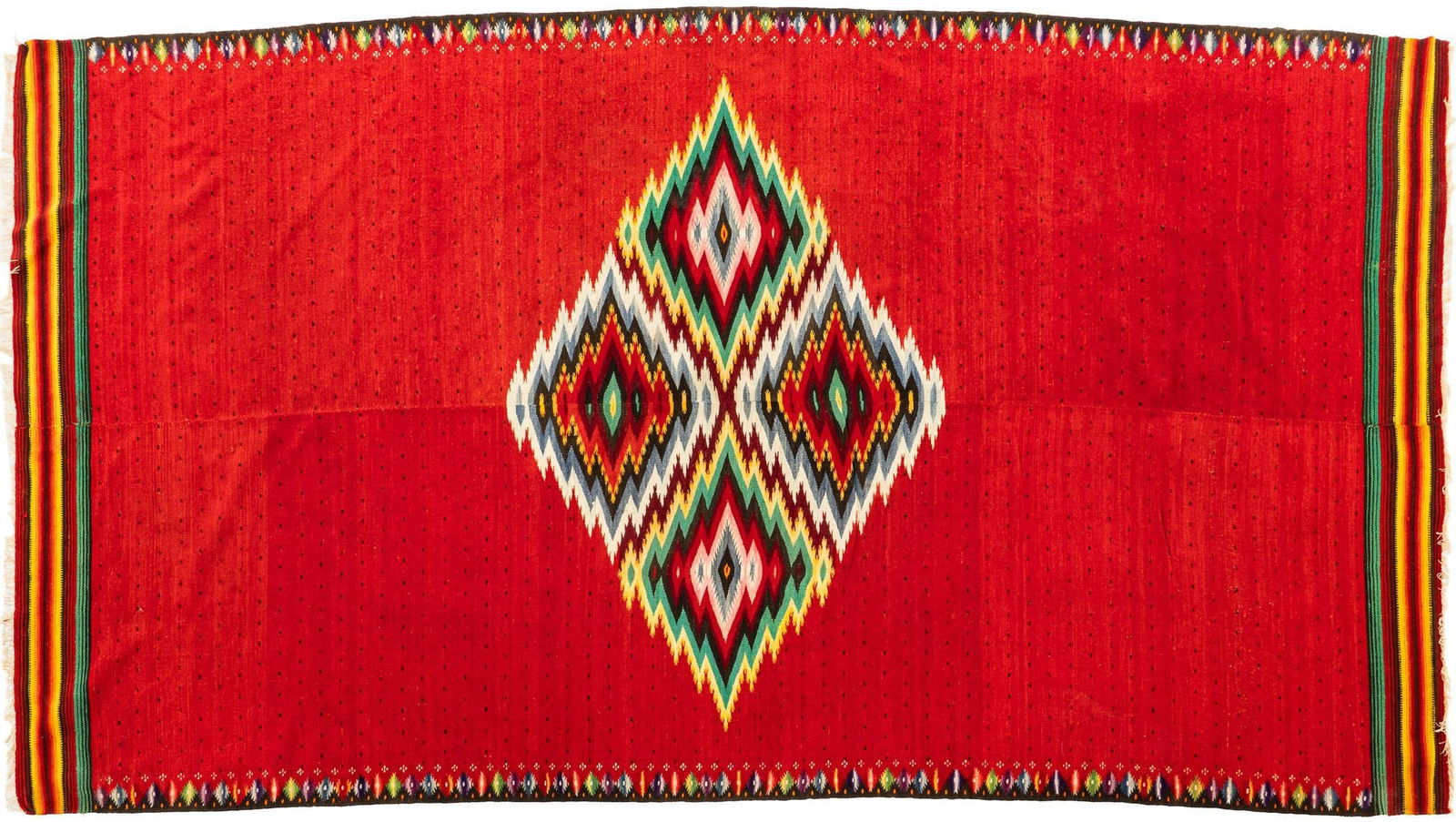 Mexican Serape, 7 ft. 2 in. x 4 ft. (1 of 3)