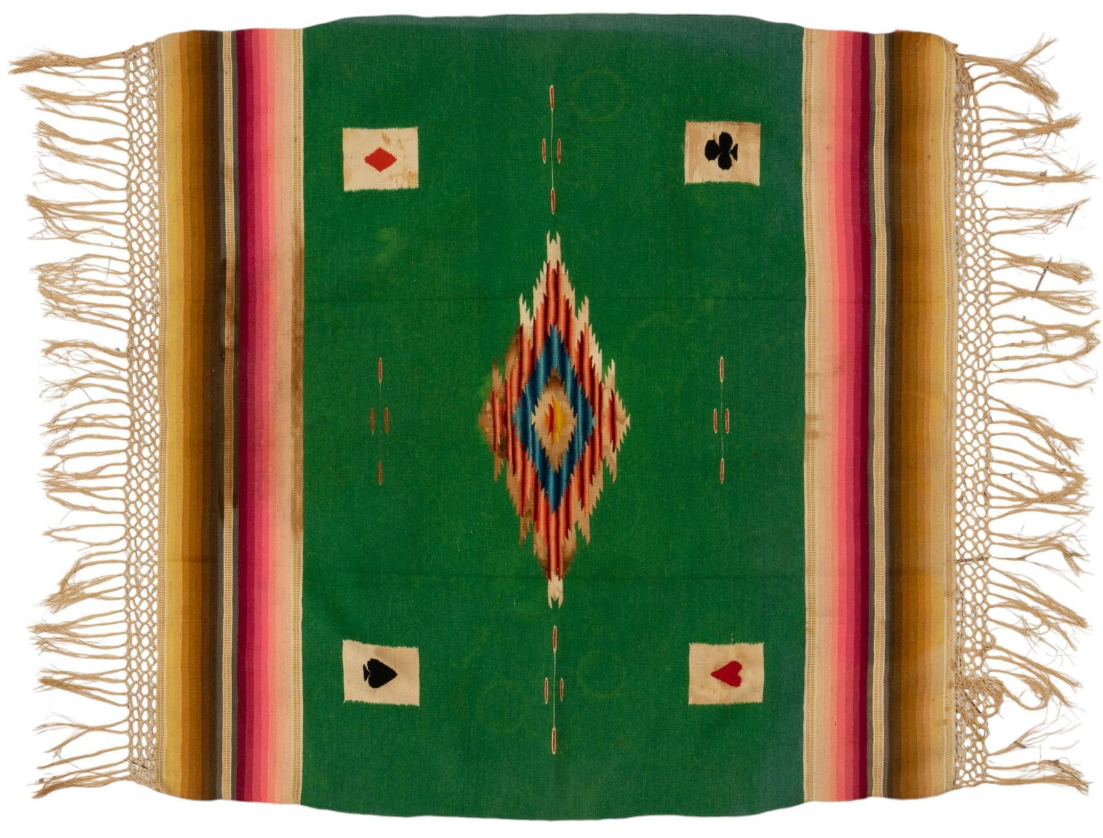 Small Mexican Serape, 2 ft. 6 in. x 2 ft. 6 in. (1 of 3)