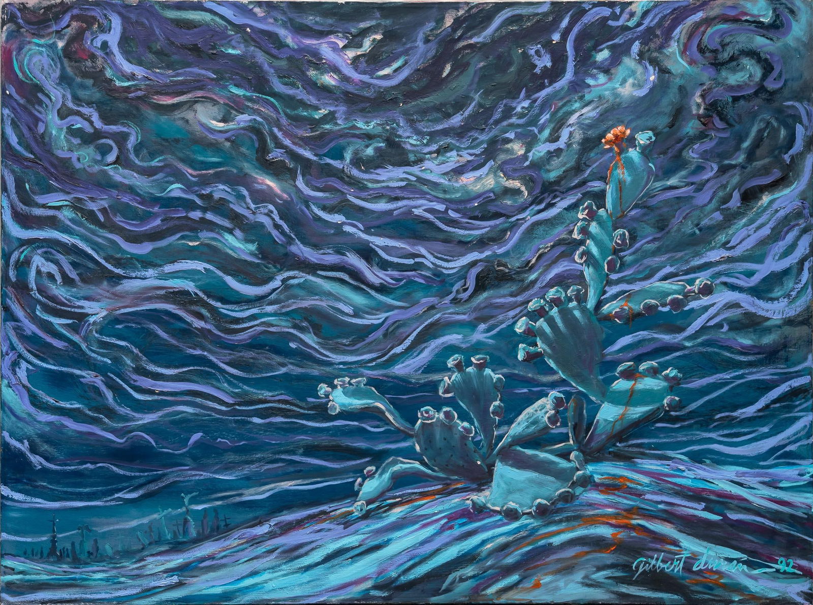 Gilbert Durán | Moonlit Cactus (1 of 6)