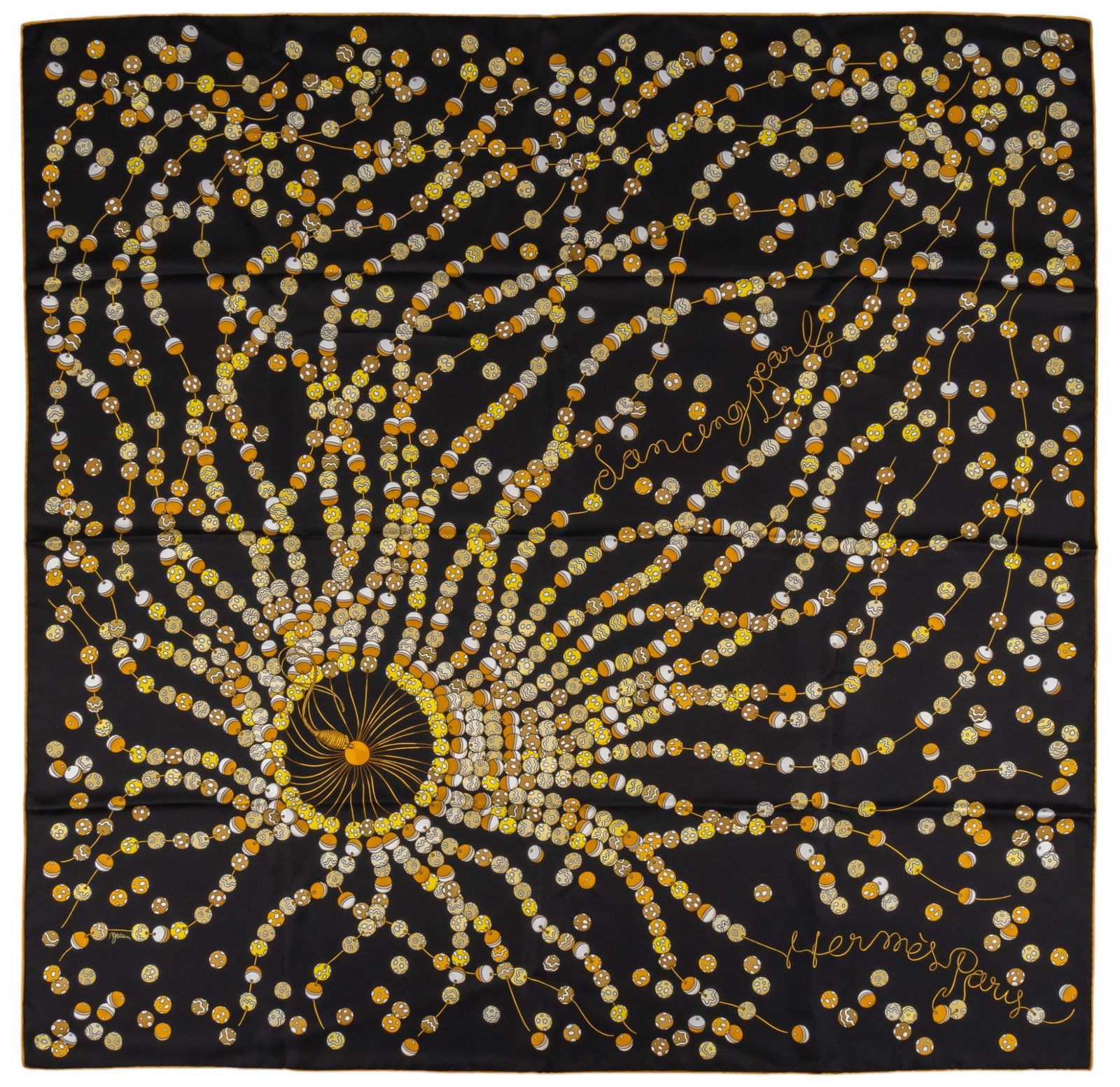 Hermes Dancing Pearls Silk Scarf (1 of 16)