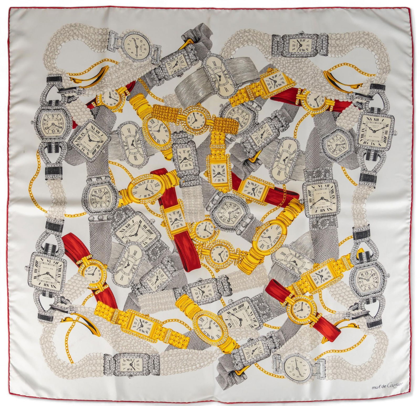 Cartier Must de Cartier Silk Scarf (1 of 11)
