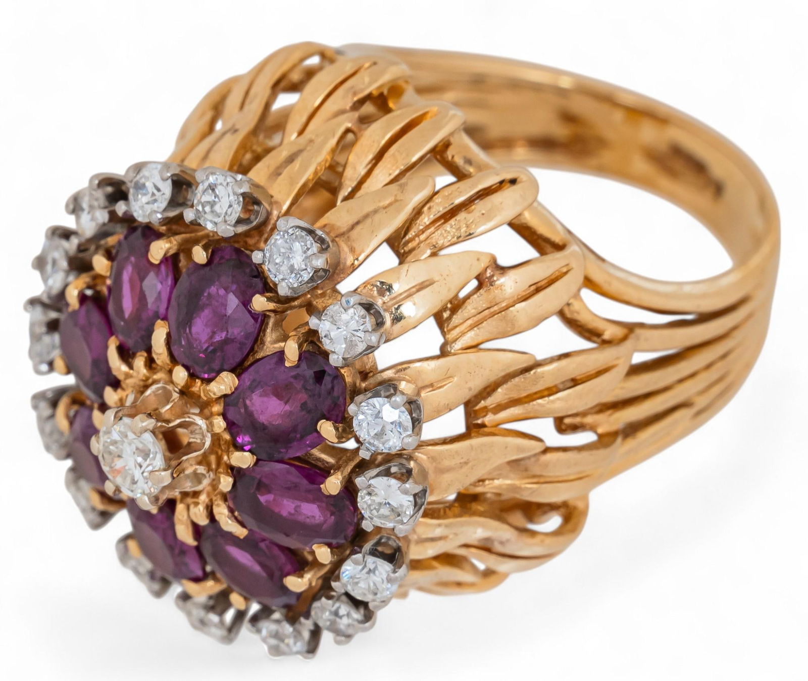 14K Diamond and Ruby Ring (1 of 6)