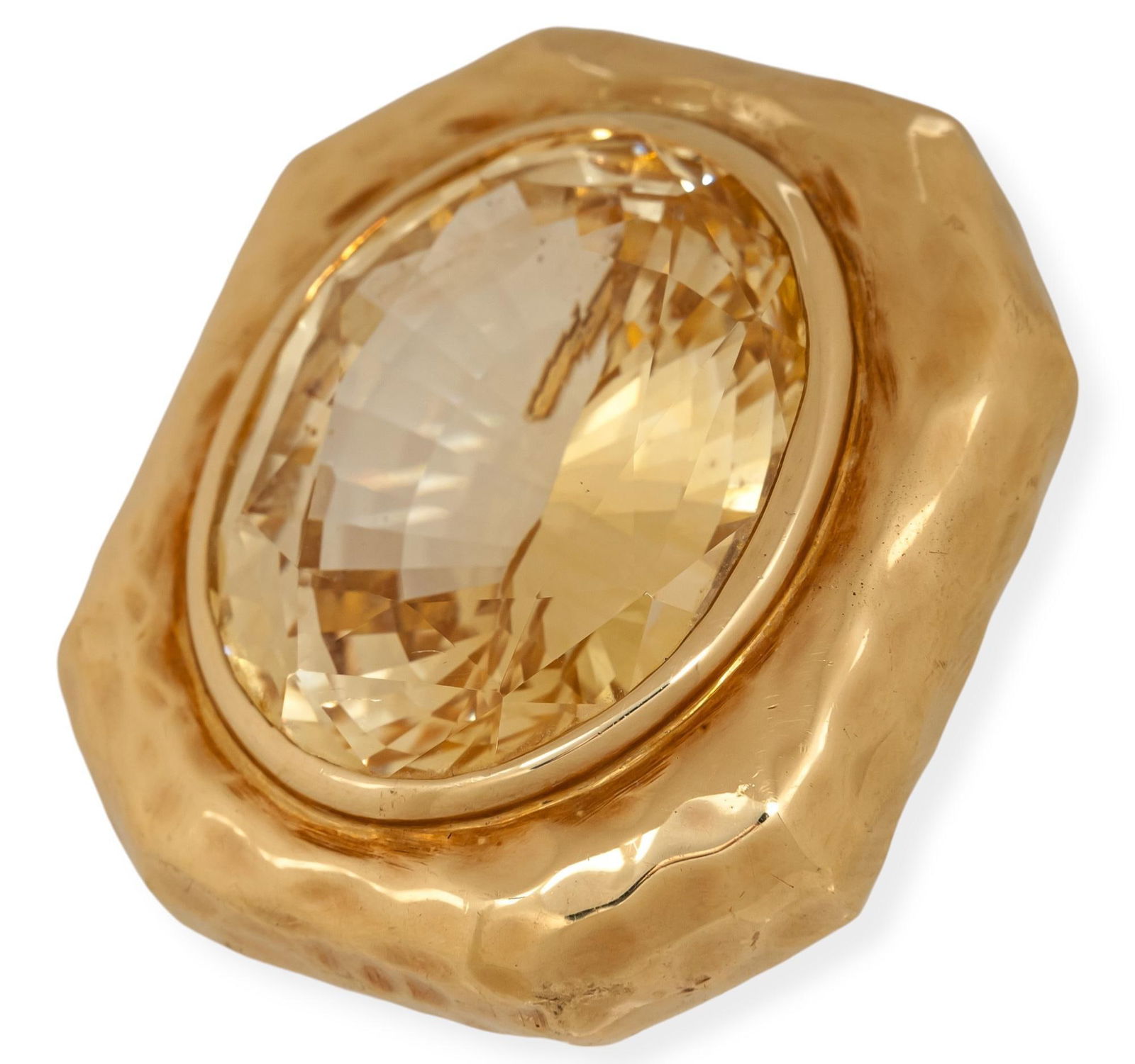 18K Yellow Sapphire Pendant (1 of 5)