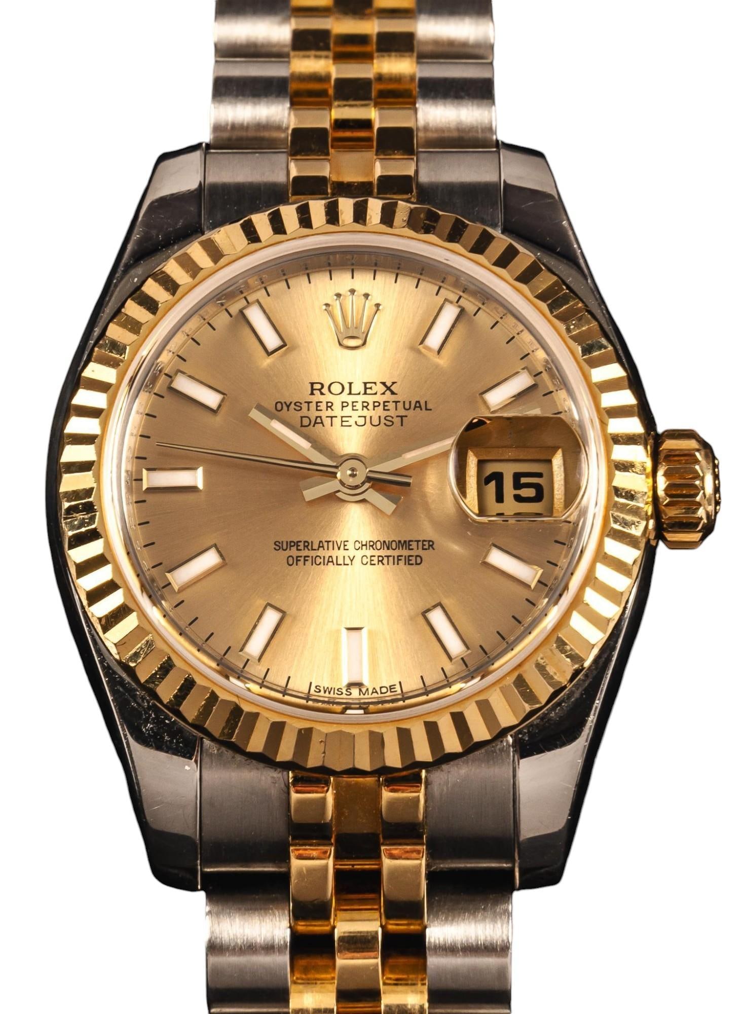 Rolex Lady Datejust Champagne Dial Watch (1 of 11)