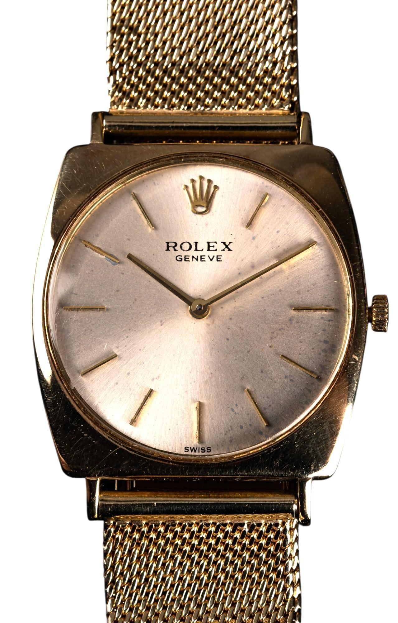 14K Rolex Geneva Dress Watch (1 of 9)