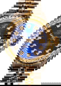 Rolex Datejust Two-Tone Diamond Bezel Watch