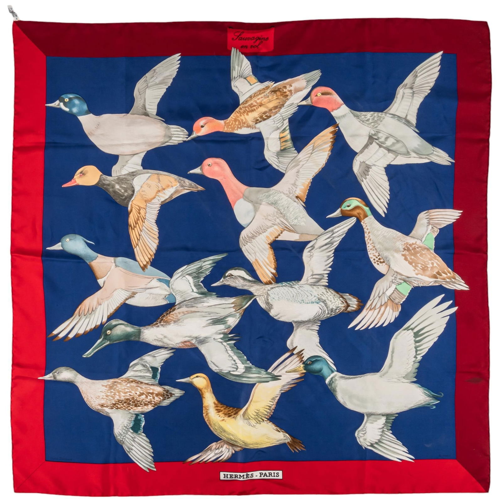 Hermes Sauvagine en Vol Silk Scarf (1 of 10)