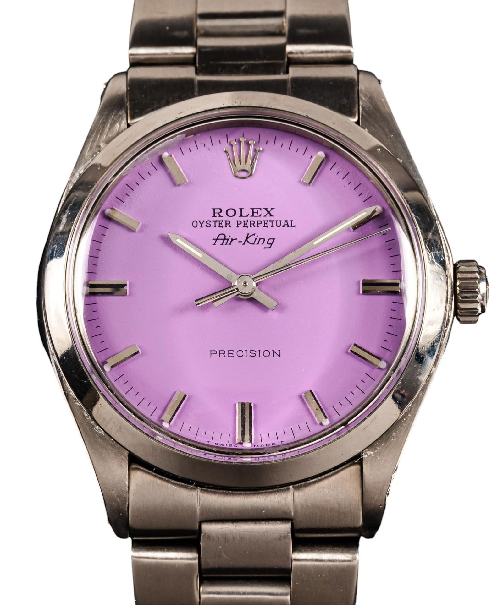 Rolex Air-King Lavender Dial Oyster Perpetual Rolex (1 of 11)