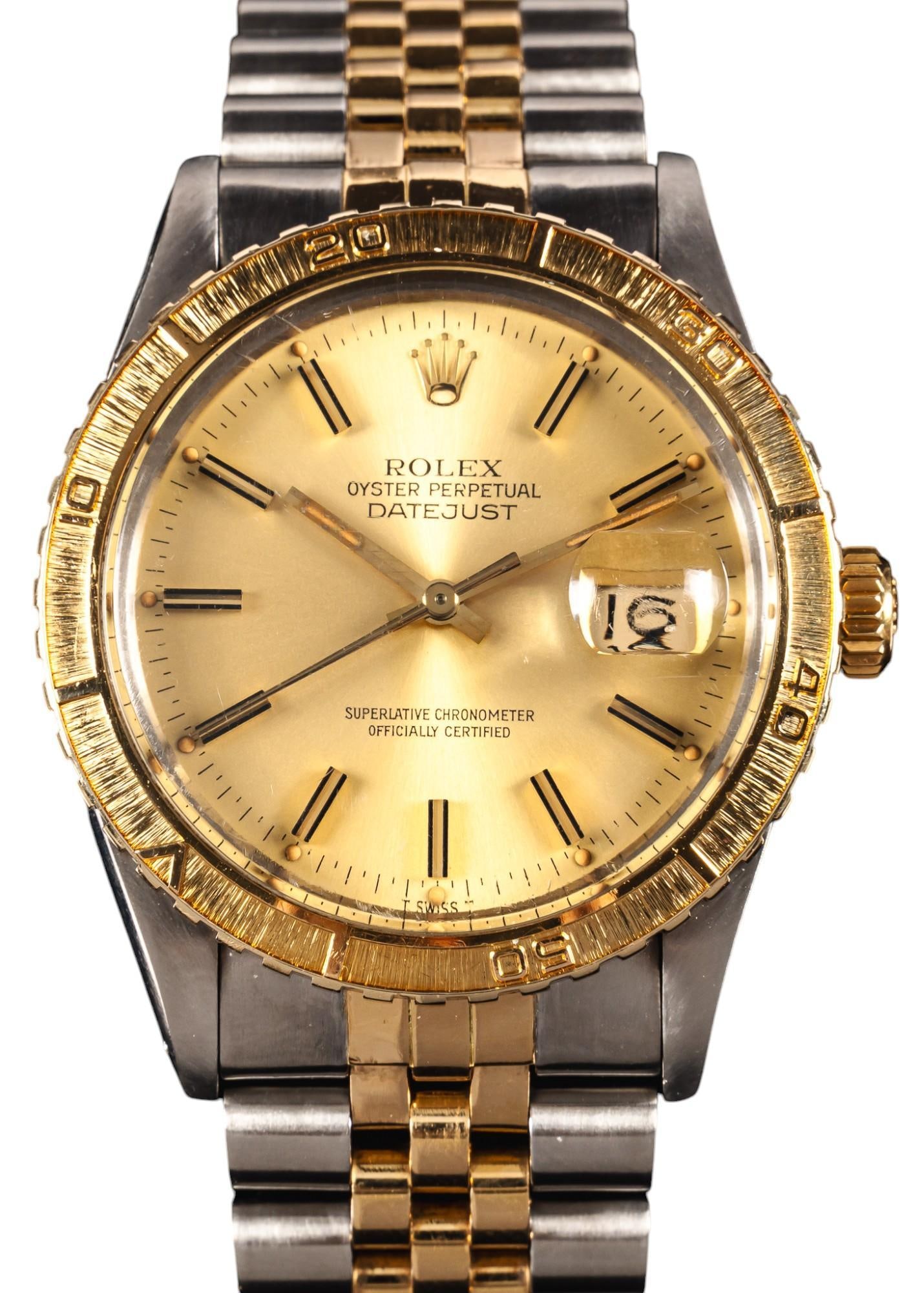 Rolex Thunderbird Datejust Two-Tone Watch (1 of 10)