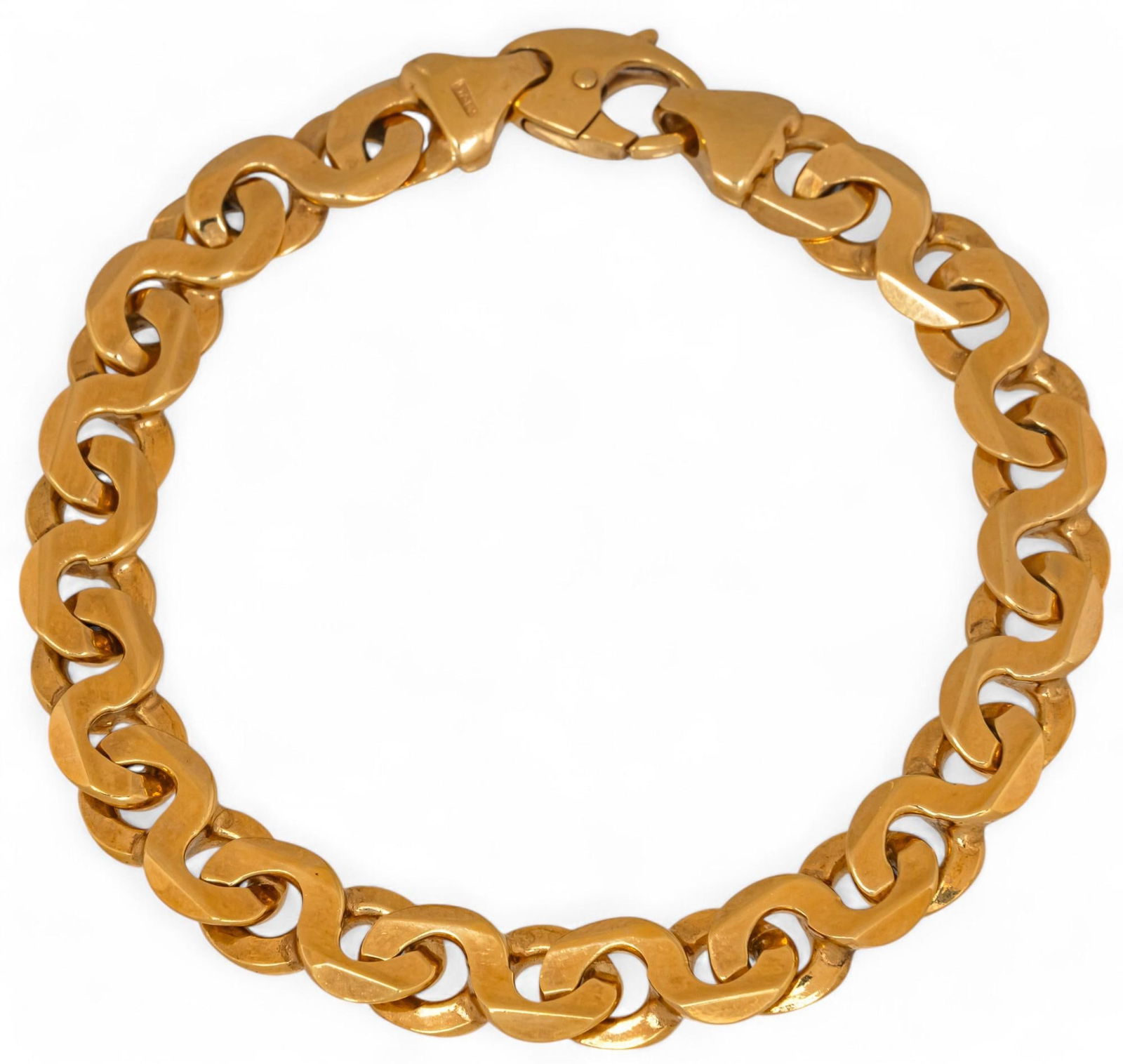 14K Cuban Link Bracelet (1 of 6)