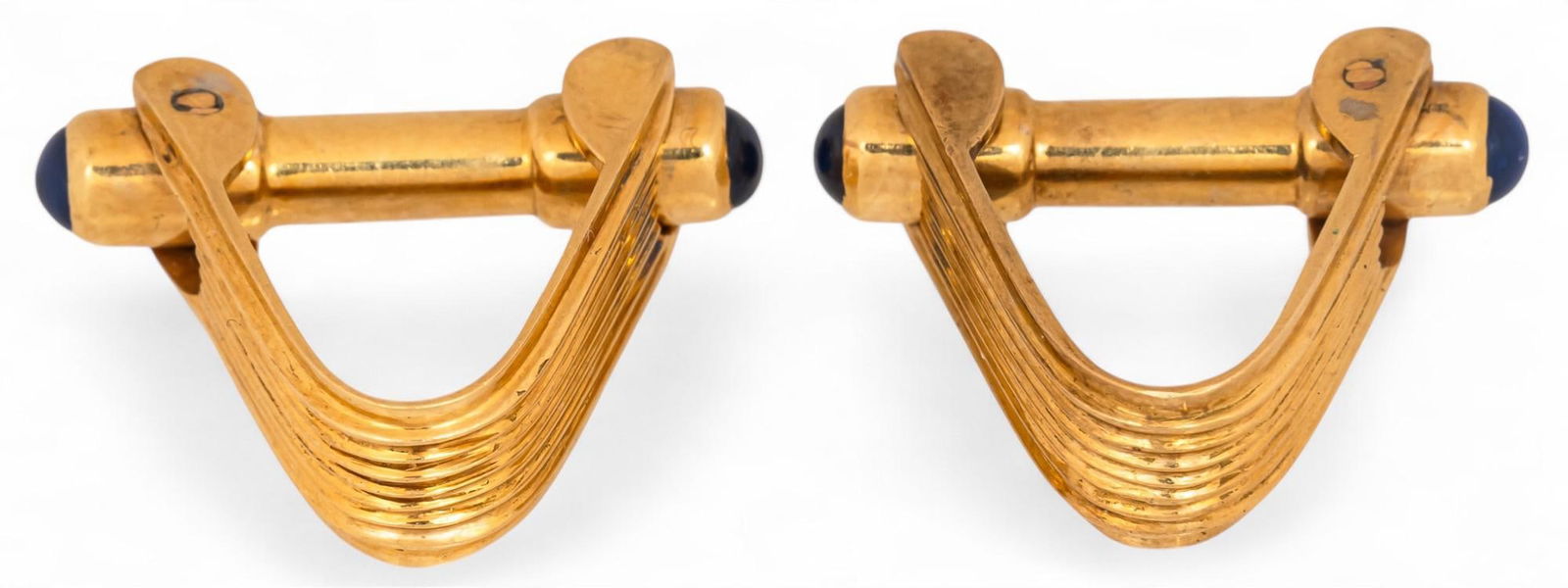 18K Sapphire Cufflinks (1 of 5)