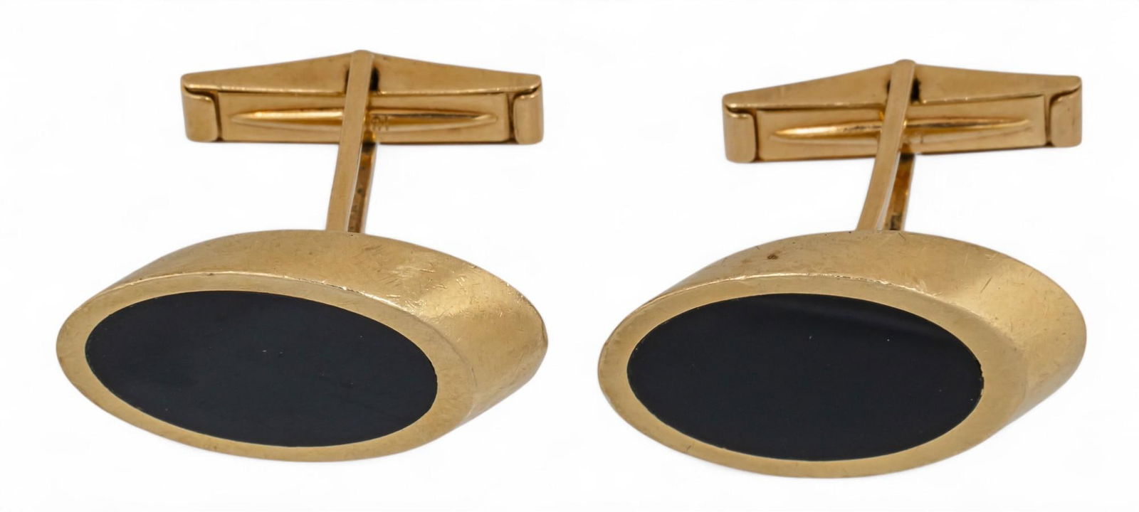 Lindsay 18K Onyx Cufflinks (1 of 6)
