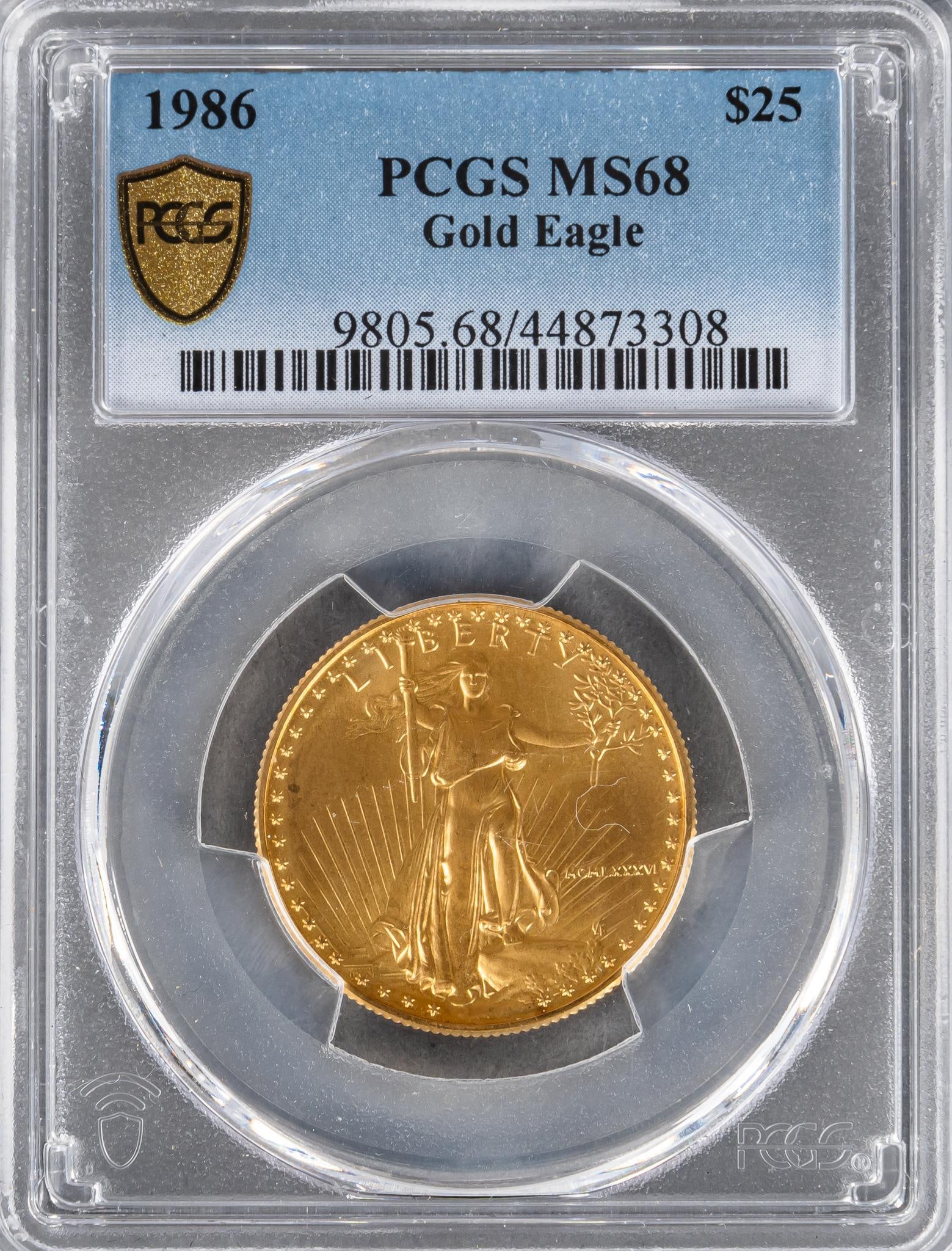 1986 $25 Gold Eagle Coin (1 of 5)