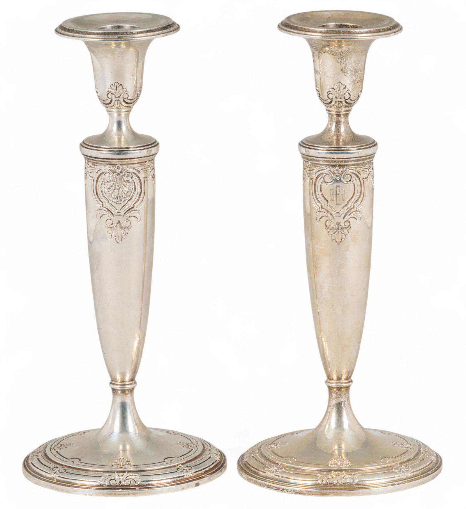 Pair of Tiffany & Co. Sterling Silver Candlesticks (1 of 7)