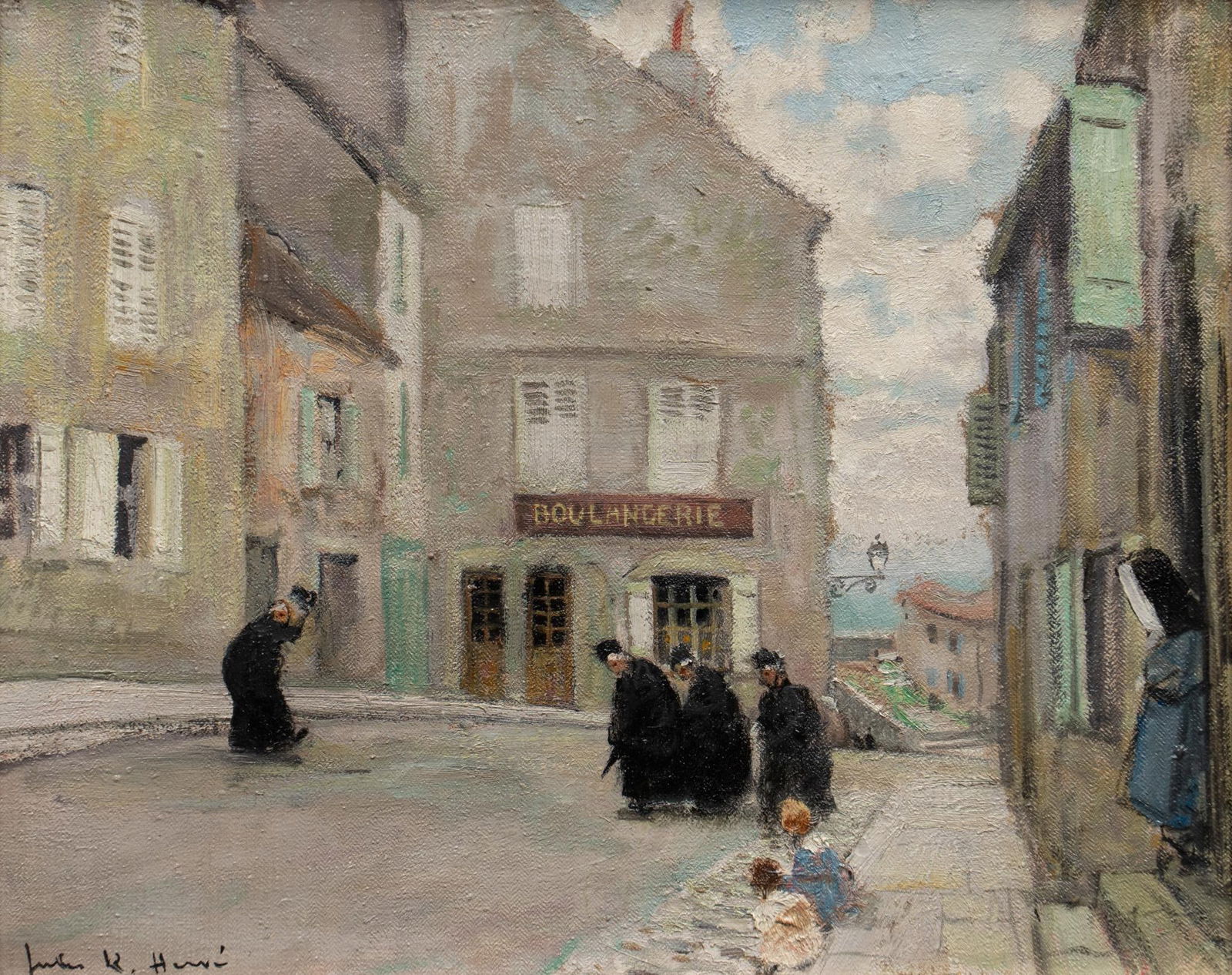 Jules Rene Herve, "Dimanche Matin au Village" (1 of 7)