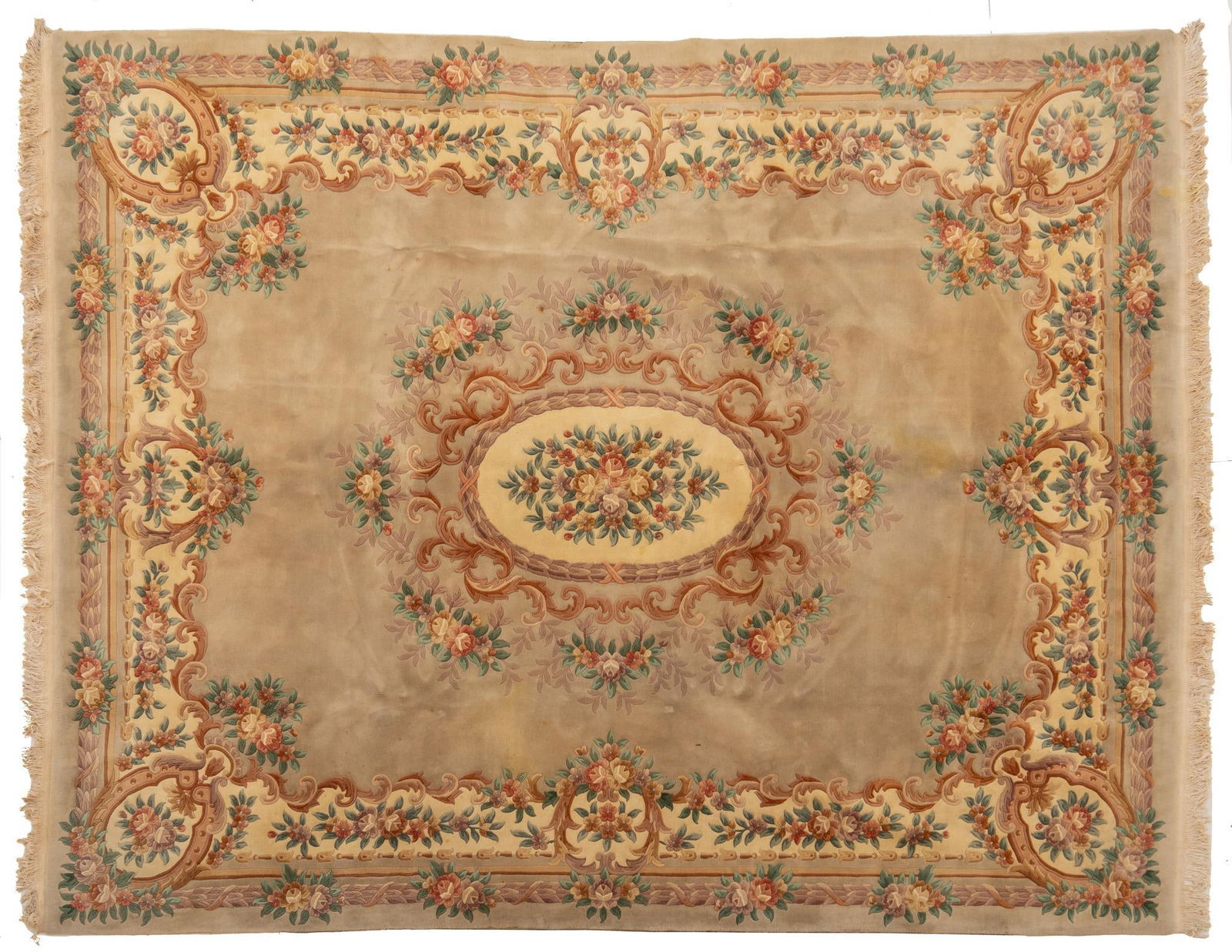 Handmade Chinese Wool Pile Rug, 15 ft. 4 in. x 12 ft. (1 of 8)