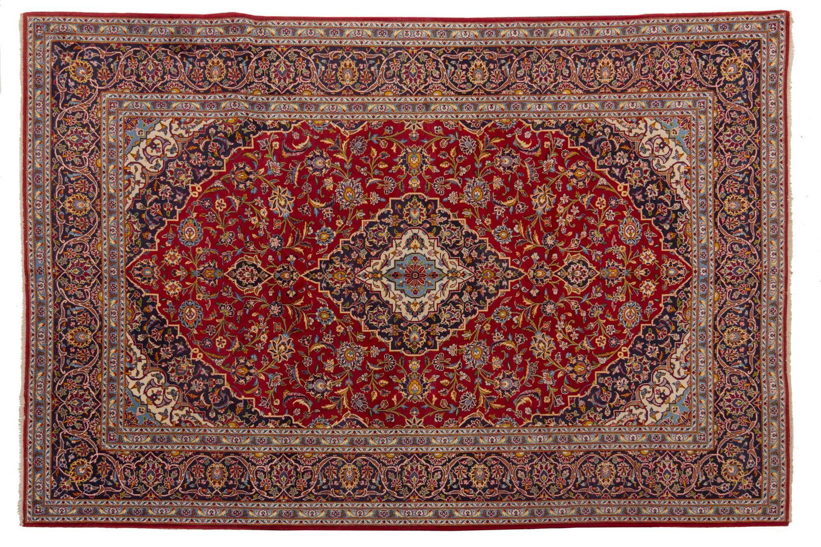 Handwoven Estate Rug, 8 ft. x 12 ft.: Handwoven estate rug 8 ft. x 12 ft. Provenance: Property from the collection of a Houston, Texas gentleman