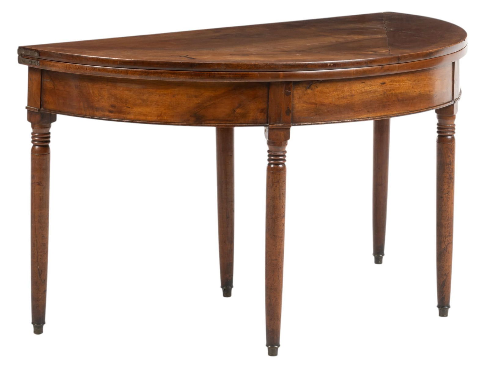 Louis Philippe Style Demilune Table (1 of 9)