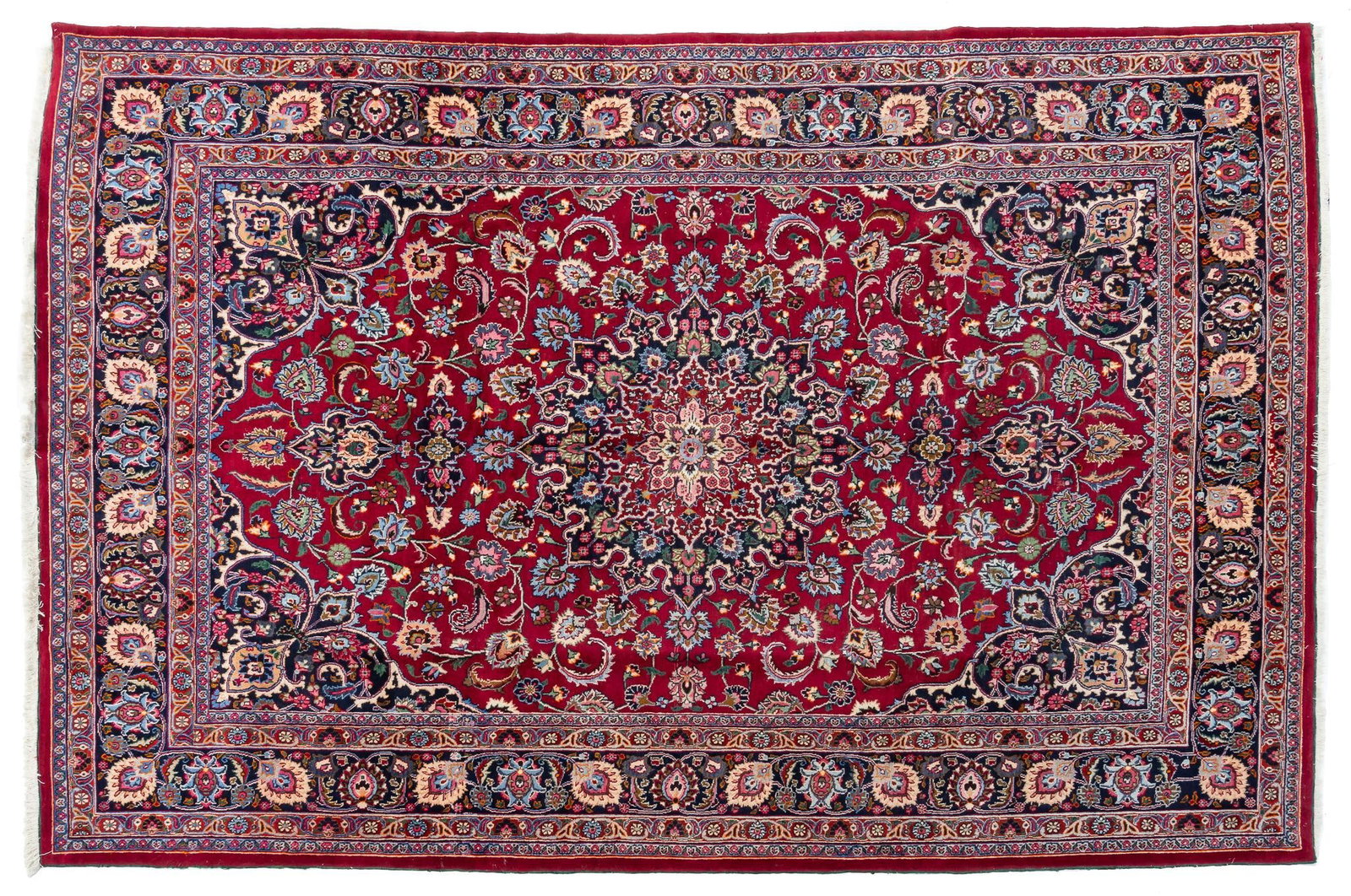 Handwoven Persian Kashan Estate Rug, 12 ft. 7 in. x 9 ft.: Handwoven Persian Kashan estate rug 12 ft. 7 in. x 9 ft. 2 in.