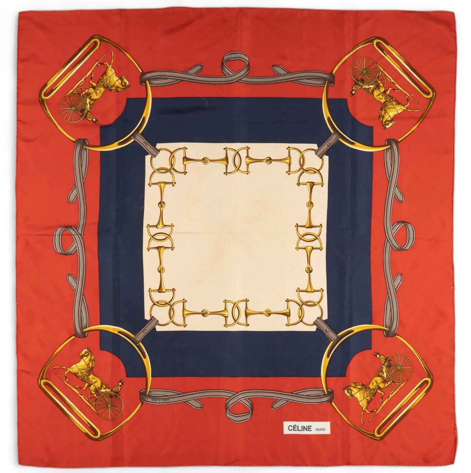 Celine, Equestrian Silk Scarf (1 of 11)