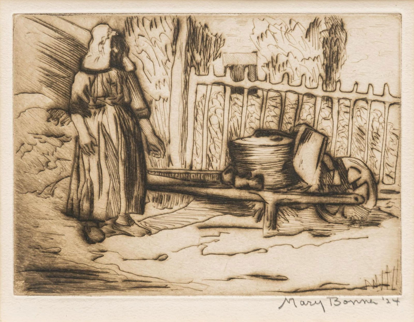 Mary Bonner, "La Lavandiere", 1924 (1 of 5)