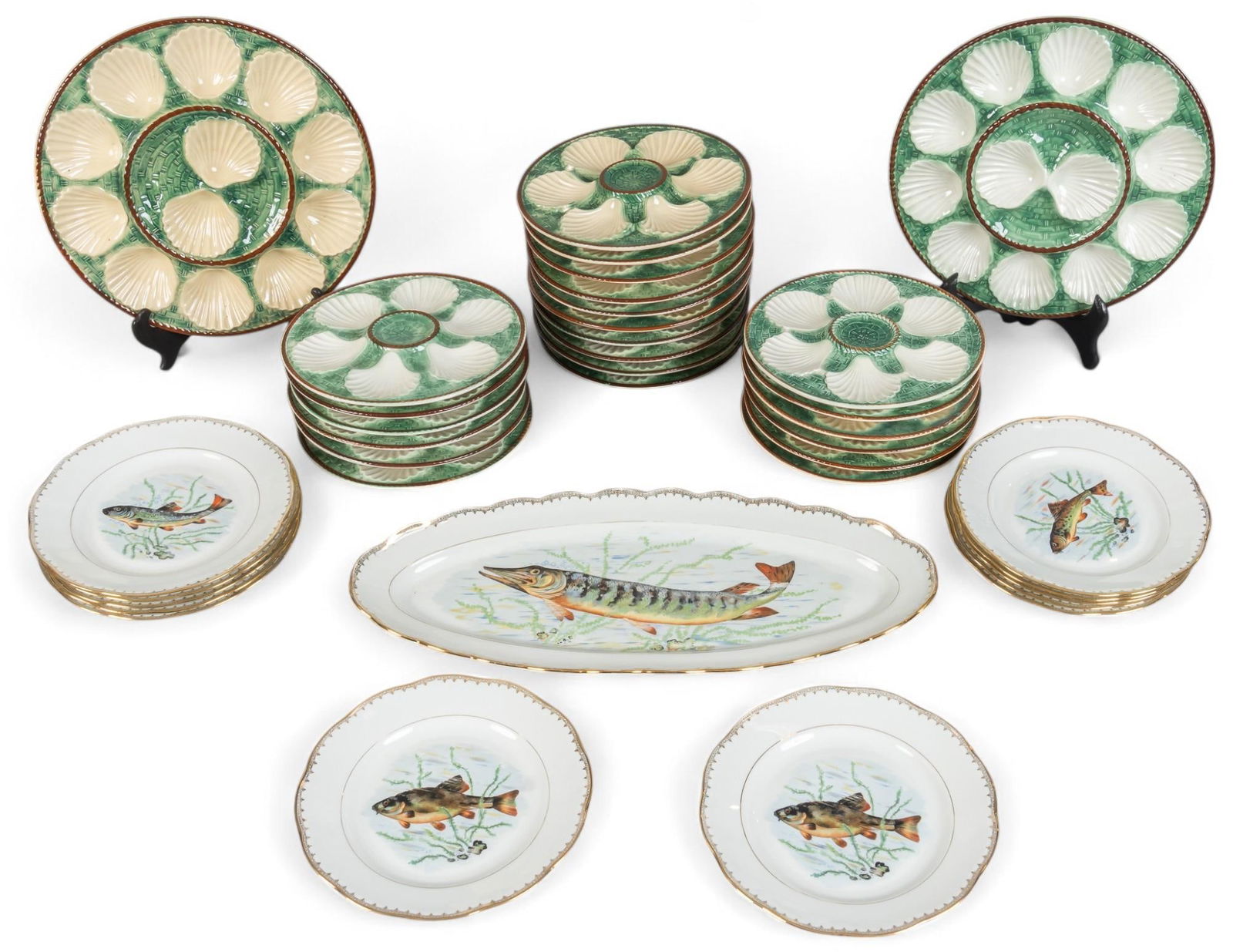 Collection of Longchamp and SPC Vintage French Porcelain (1 of 6)