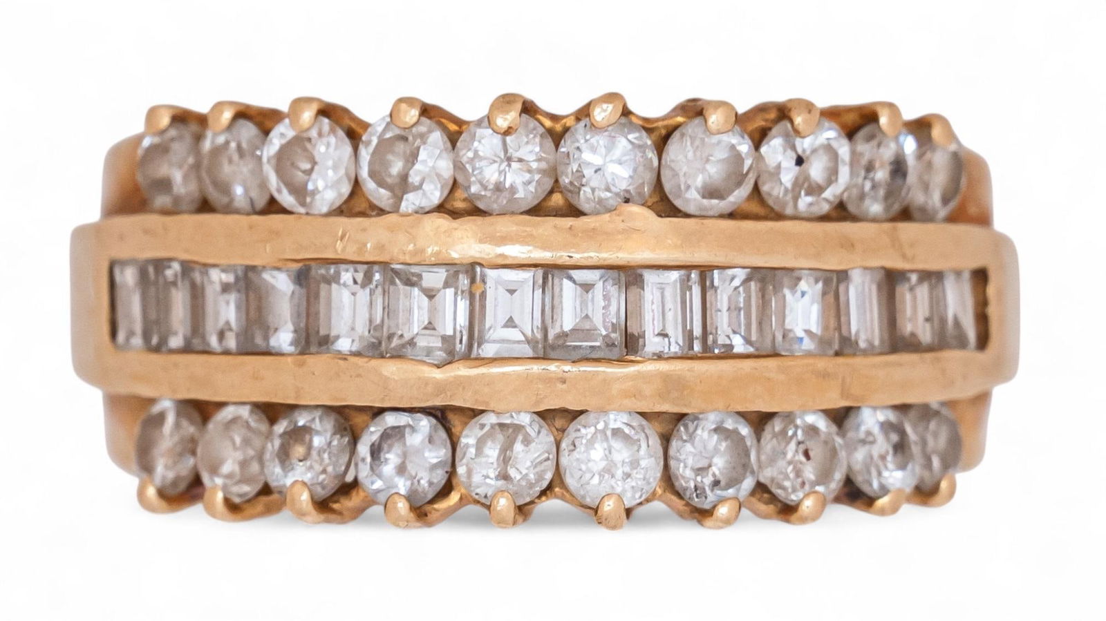 14K Diamond Wedding Band (1 of 5)