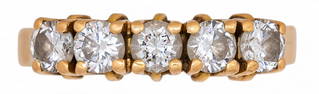 14K Diamond Band