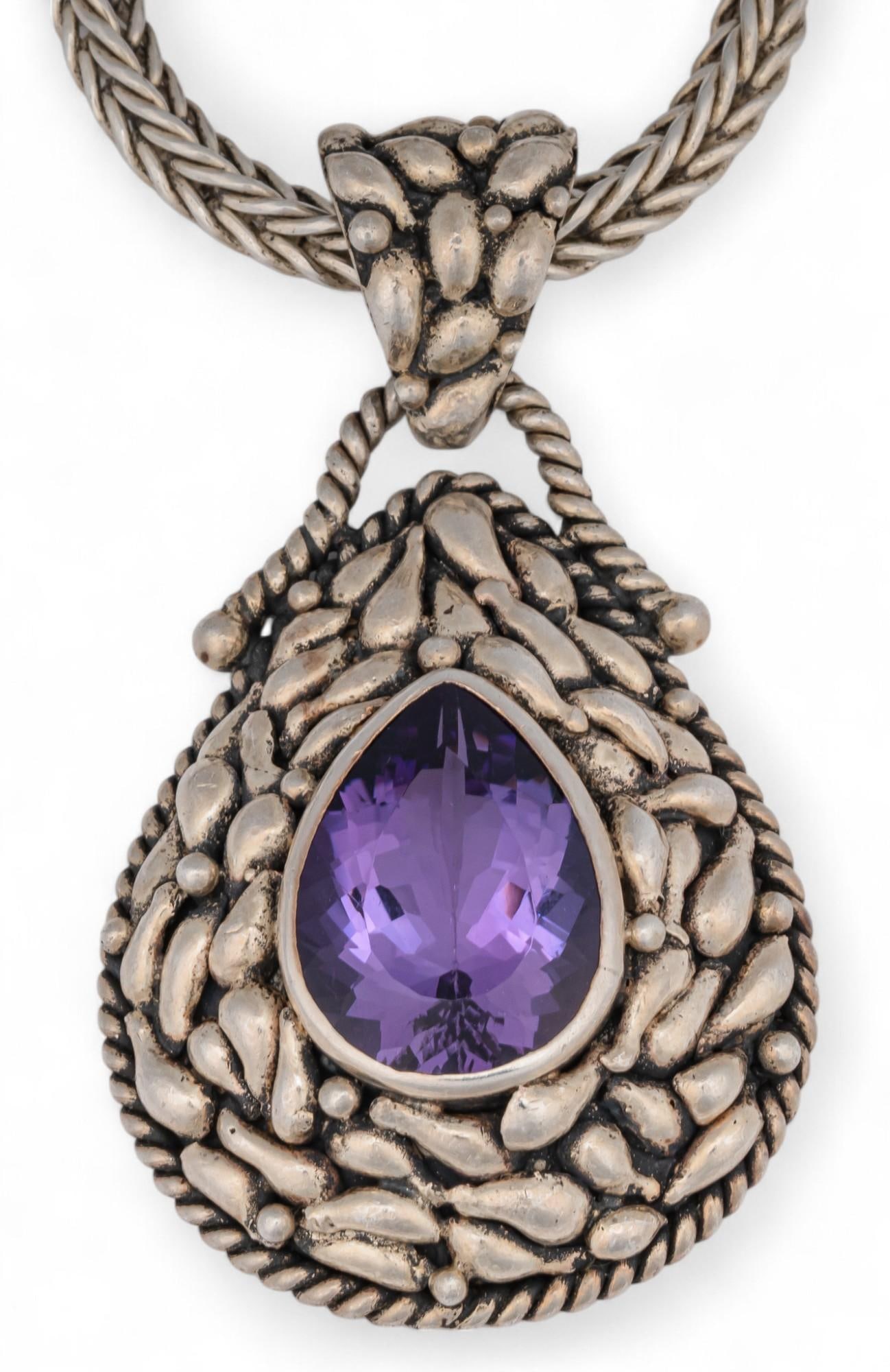 14K Peridot and Diamond Pendant Omega Necklace (1 of 7)