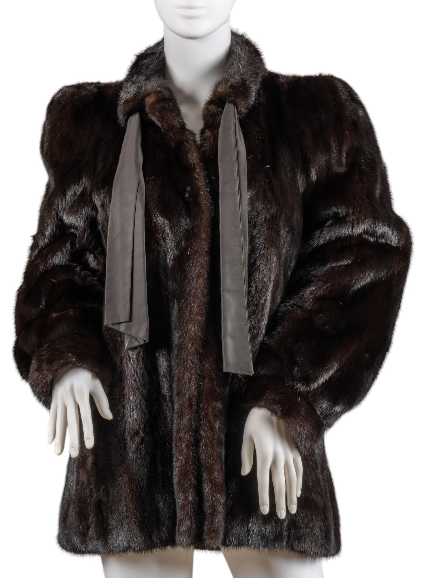 Harry Yagoda (USA) Black Mink Coat (1 of 6)