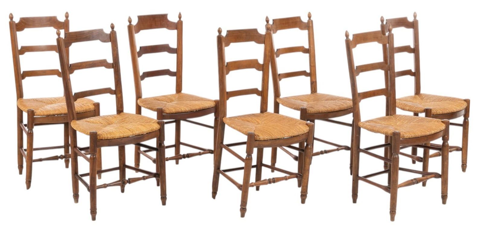 Set of (7) French Farmhouse Chairs (1 of 5)